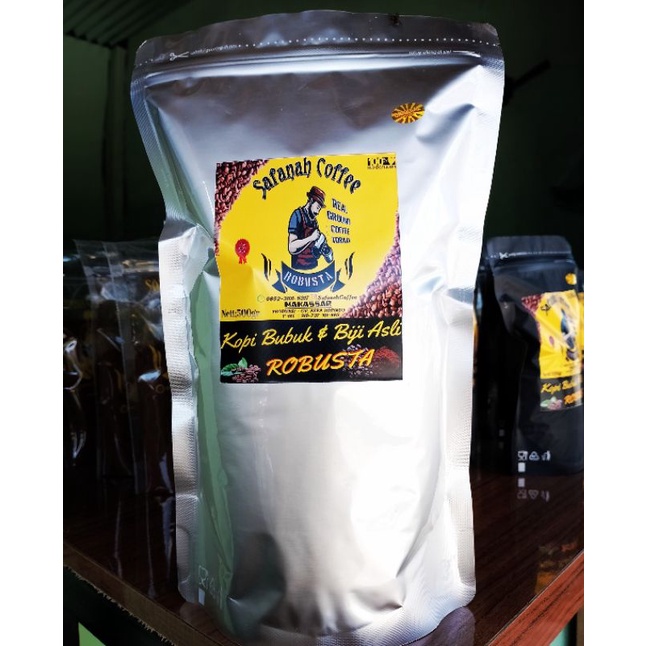 

Kopi Robusta bubuk asli Toraja 500gr