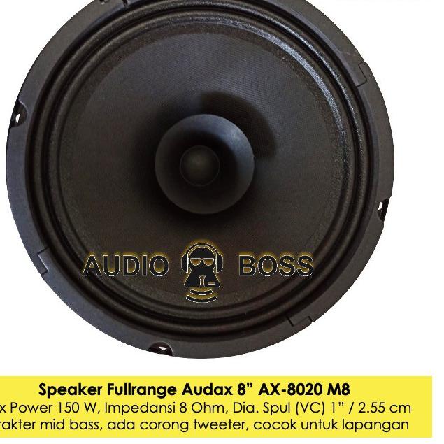 Restock Speaker 8 inch Fullrange Audax AX - 8020 M8 Outdoor AX-8020 8 in 8" ☘frf✰