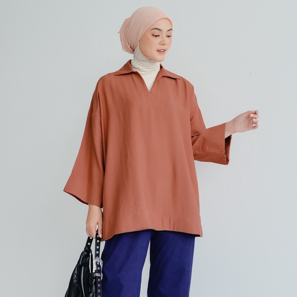 NUNA Chill Blouse | atasan top wanita polos