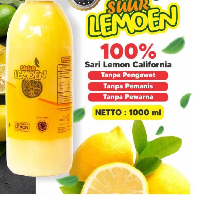 

Sale | FG2 | 1 Liter Fresh Sari Lemon Murni Jus Untuk Diet Pelangsing Badan Detox Alami Dengan Bahan Lemon California by Suur Lemoen ID