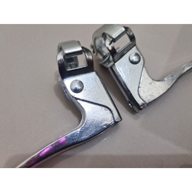 HANDLE REM TUAS BRAKE LEVER HANDEL GAGANG REM BRAKE SEPEDA MINI BAHAN ALLOY ALUMUNIUM MERK TREX