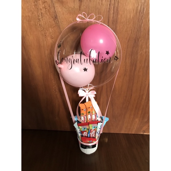 SNACK BALLOON BOUQUET (Mini Size) - Buket Balon / Buket balon snack / Buket Ulang Tahun