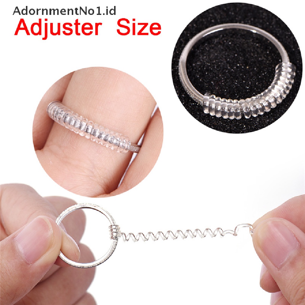 [AdornmentNo1] 10pcs Invisible Ring Size Adjuster Insert Guard Pengencang Pengecil Mengubah Ukuran Fitter 10pcs Invisible Ring Size Adjuster Guard Pengencang Pengecil Mengubah Ukuran Fitter Tools