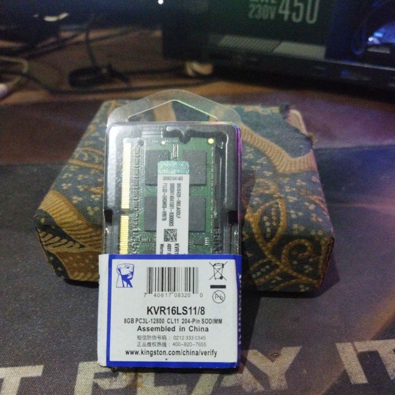 RAM LAPTOP KINGSTON 8GB DDR3