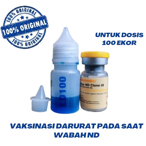 Vaksin Medivac ND Clone 45 Dosis 100 Vaksin Ayam