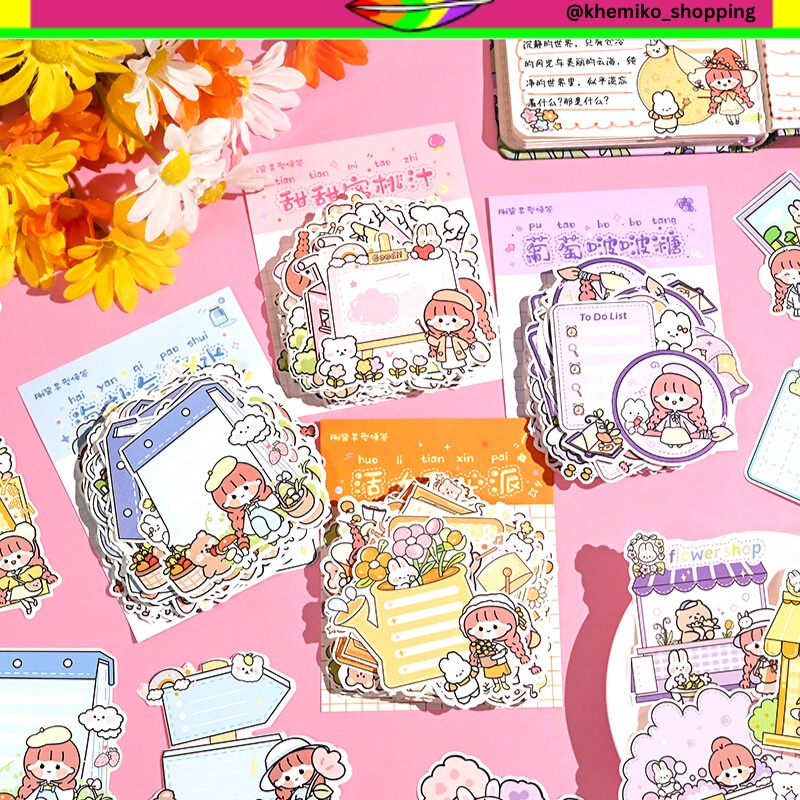 

KERTAS MEMO LUCU UNTUK DEKORASI BUKU JOURNAL JOURNALING SCRAPBOOK SCRAPING BOOK MOTIF MOMO KERTAS NOTE CATATAN KECIL TEMA KARTUN JEPANG LUCU KAWAII CUTE STICKER DIARY LUCU AESTHETIC BULLETIN JOURNAL @khemikoshopping