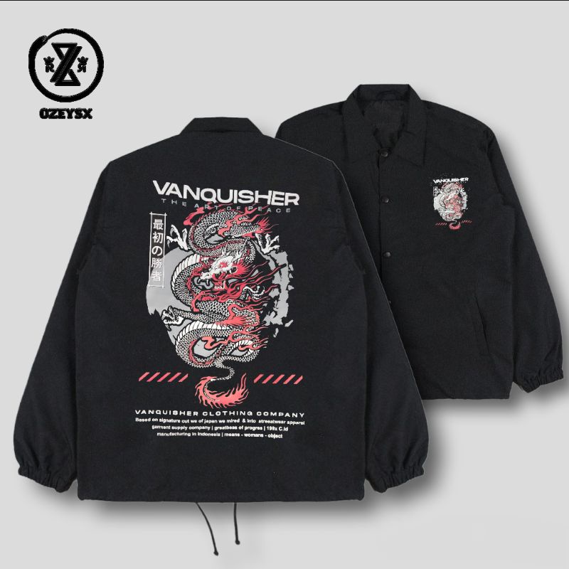 Jaket Coach Parasut Vanquisher Original Dewasa Pria Wanita/ Coach Jaket Naga Vanquisher waterproof Premium
