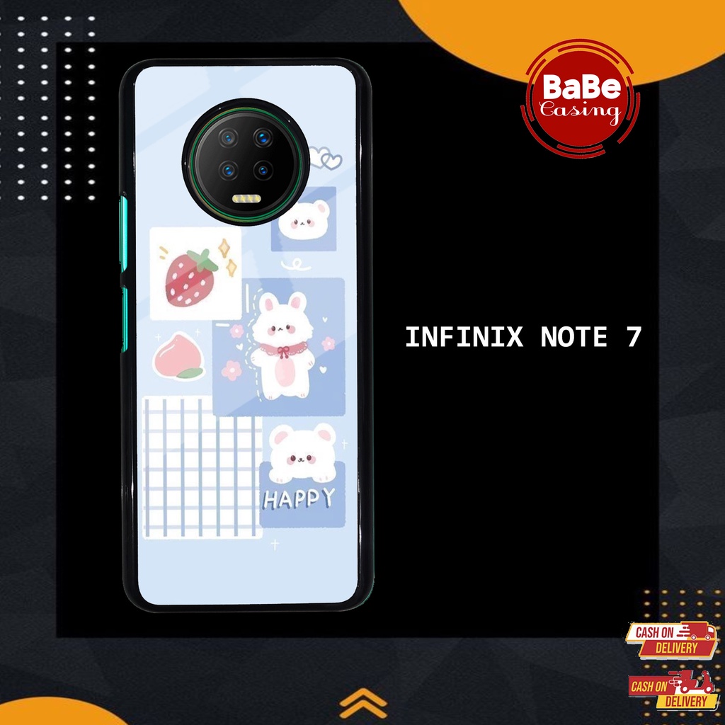 CaseINFINIX NOTE 7 - INFINIX NOTE 7 Casing - [ CUTE ] - Casing Hp - Softcase killau - Babe Casing - 