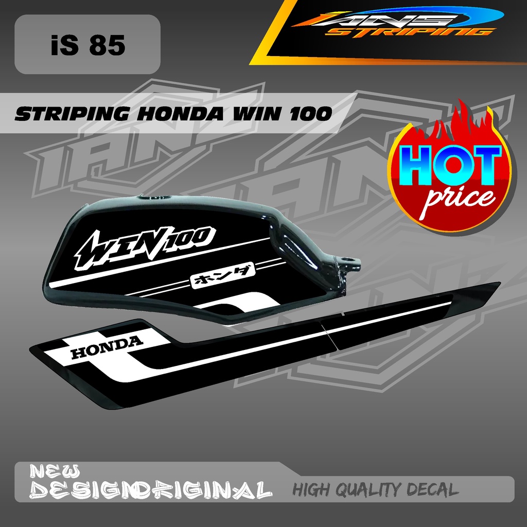 NEW STRIPING WIN100 TANGKI BODY / STIKER LIST WIN100 HOLOGRAM / NON HOLOGRAM IS85