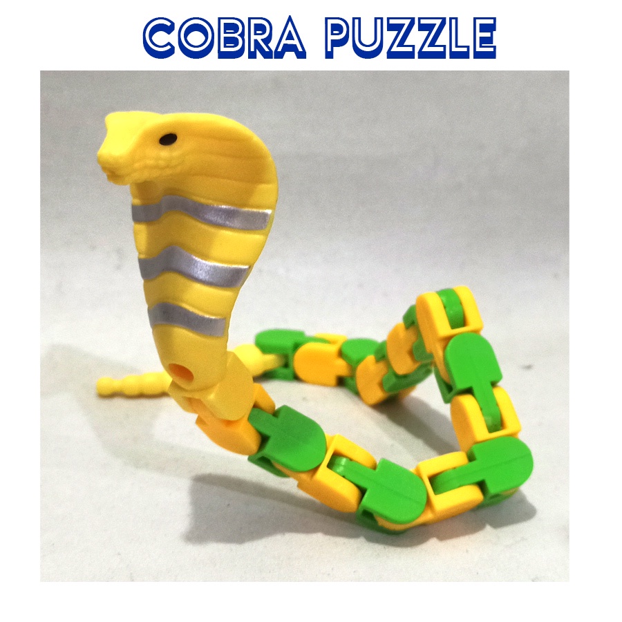 Mainan puzzle cube ular Cobra - satuan - acak - Cobra Puzzle