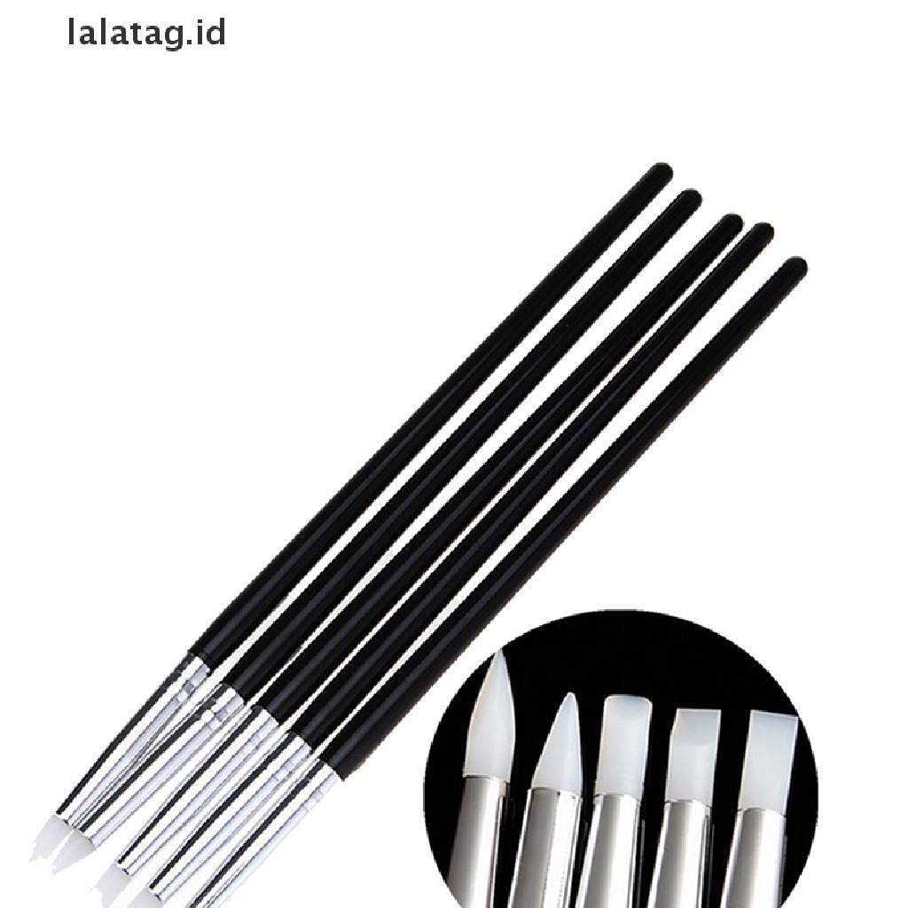 [lalatag] Set 5pcs Karet Silikon Shapers Polymer Clay Sculpg Fimo Alat Pemodelan [ID]