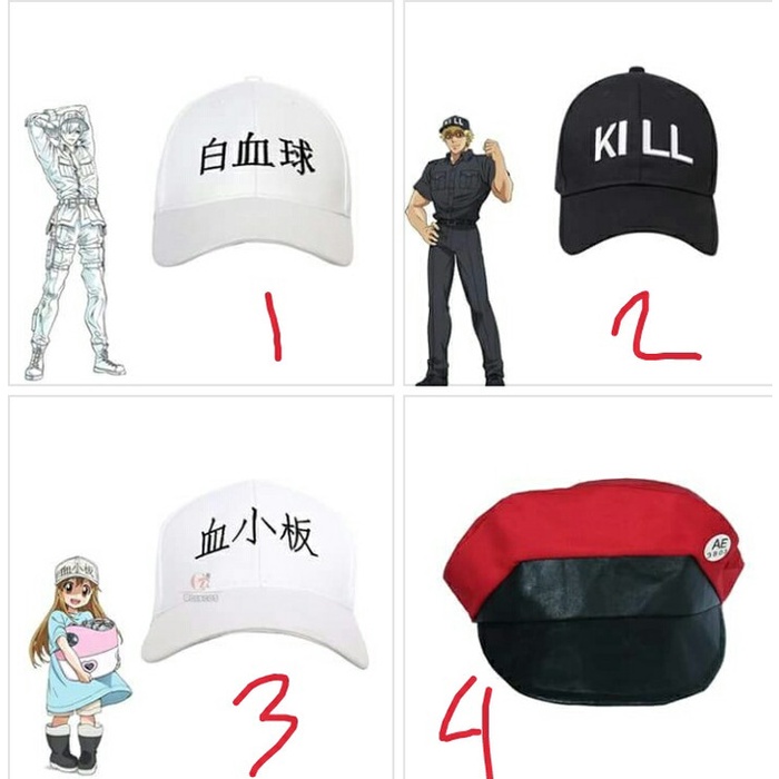 Topi Hataraku Saibou Topi Hat