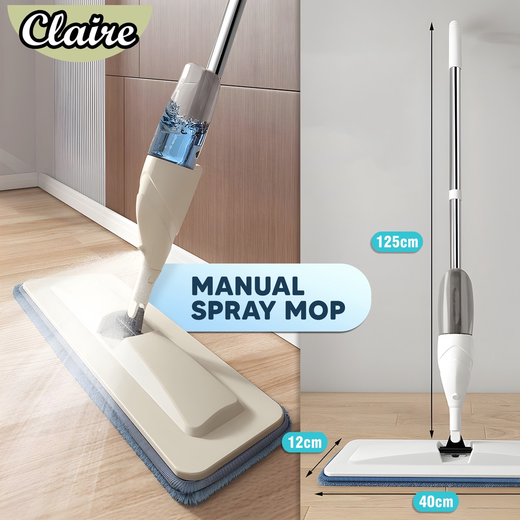 Water Spray Mop / Alat Kain Pel Include Spray / SPRAY MOP WITH MANUAL SWEEPER