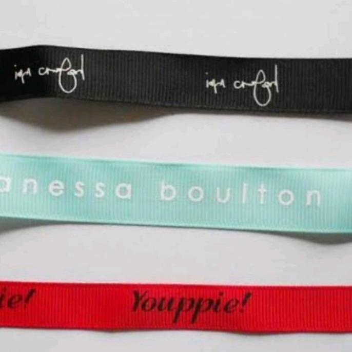 

label grosgrain/label baju murah/label kado/label hijab/ label nama BRG BARU