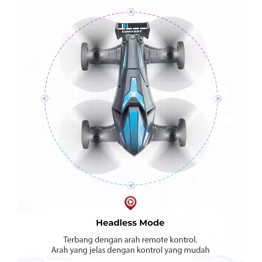 2in1 RC Mobil Dan Pesawat Terbang | Mainan Anak Laki Laki Mobil Mobilan Remote Control | Mobil Plane H103