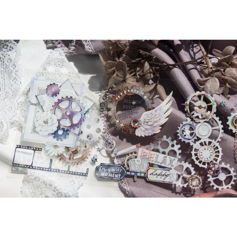 

TimeGrid Gears Washi & PET Tape
