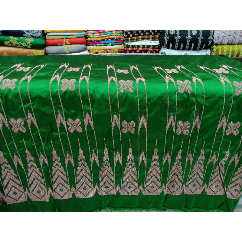 New arrival sutra taveta premium corak warna tembaga