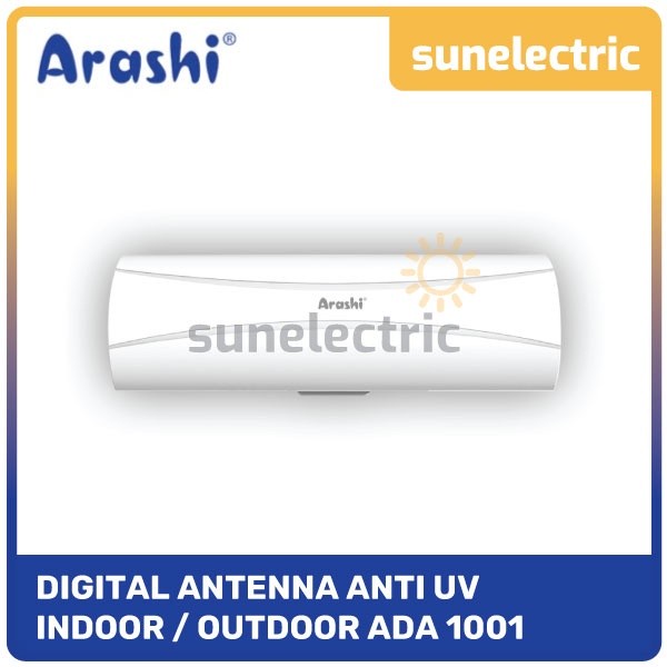 Antena Arashi Ada 1001 Antena Tv Digital Built-In Amplifier + Kabel 10 Meter