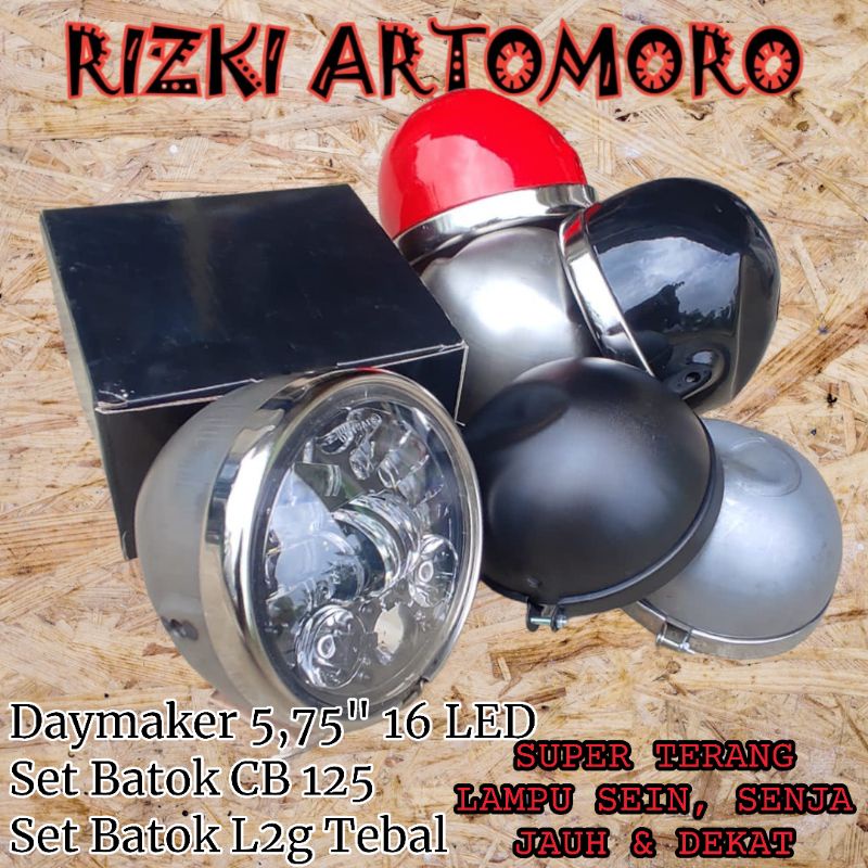 daymaker daymaker Blackbird 16 LED 5,75 in 7 in 19 LED monkey mobil motor