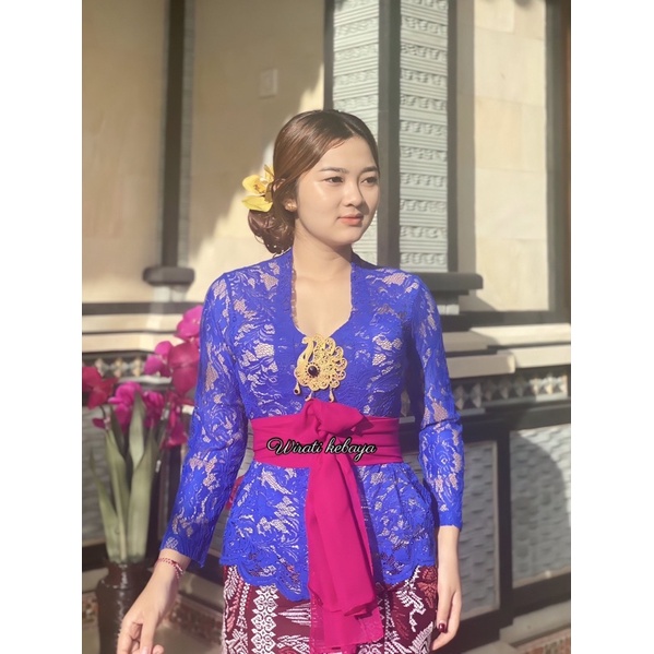 Kebaya bali brokat sofia strait bet lengan panjang