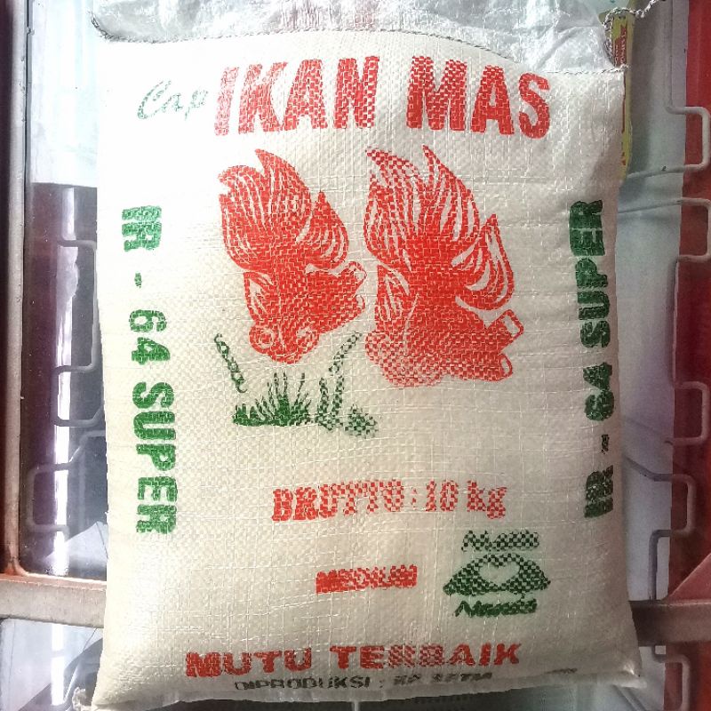 

Beras IR-64 Super Cap Ikan Mas 10 Kg [Gosent & Grab]