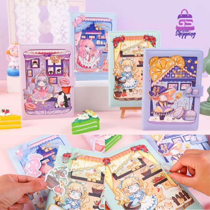

MAGNETIC NOTEBOOK DIARY MAGICAL GIRL / JURNAL AGENDA BUKU TULIS - 6286