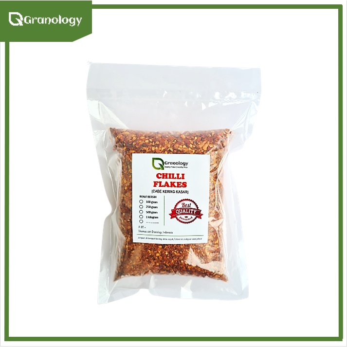 Cabe Giling Kasar / Chili Flakes (500 gram) by Granology