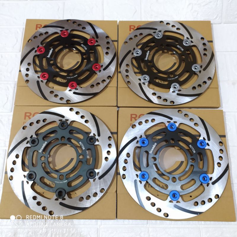 Disc Piringan Cakram Rotor Brembo 3 Dimensi 220MM NOUVO XRIDE JUPITER MX VEGA FIZR MIO BEAT SCOOPY