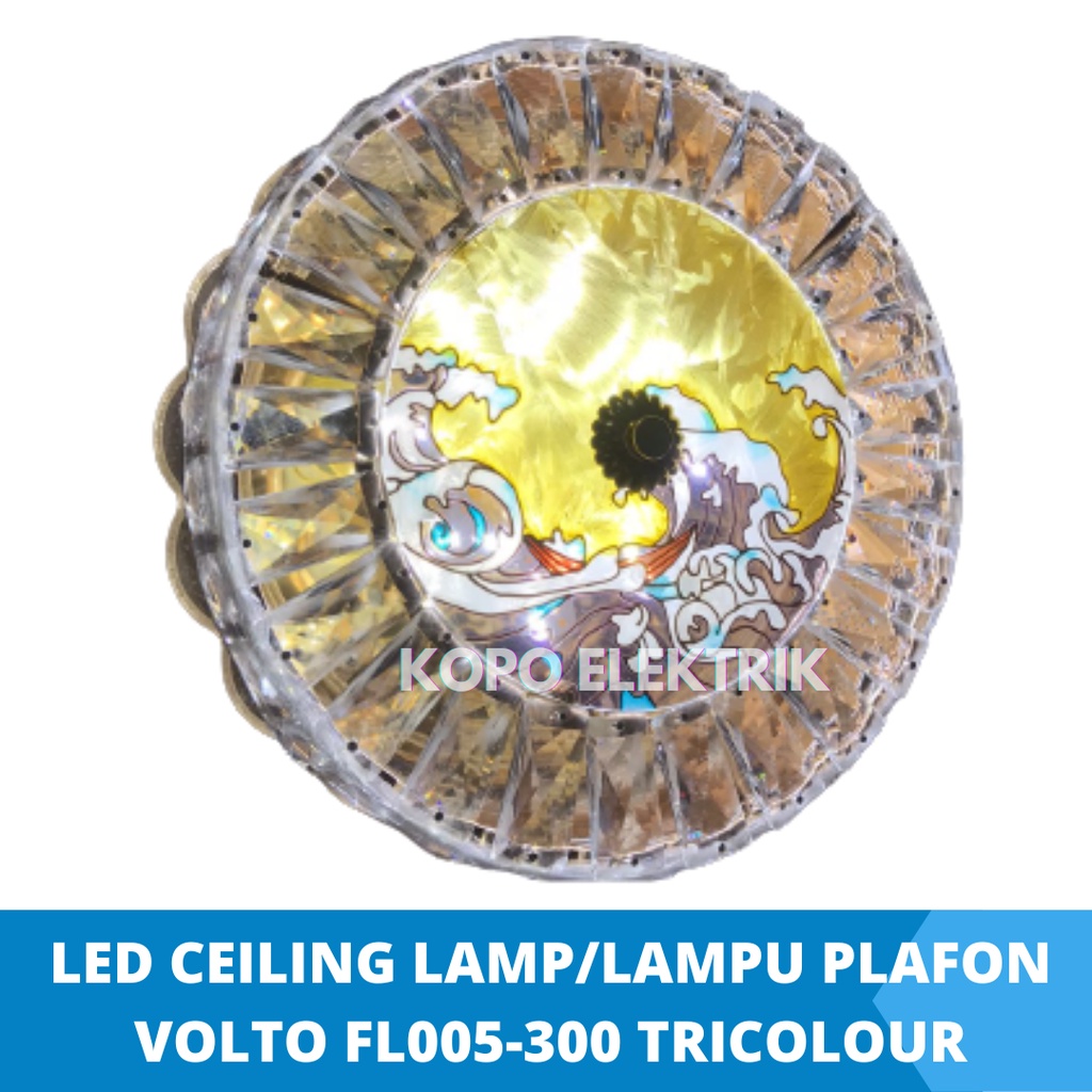 Led Ceiling Lamp/Lampu Plafon FL005-300 TRICOLOUR