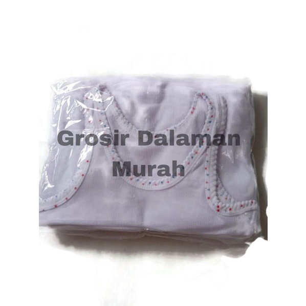 Promo Murah 12 Pcs  Singlet Bayi S /M/L/XL/3L/4L, Kaos Dalam Bayi Dan  Anak , Singlet Bayi Lusinan