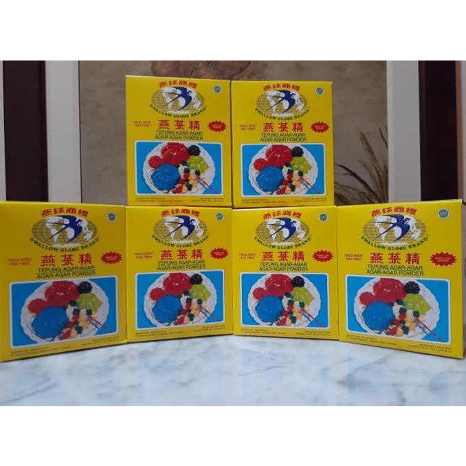 

PROMO Swallow Globe Brand Agar Agar Powder 6 BOX
