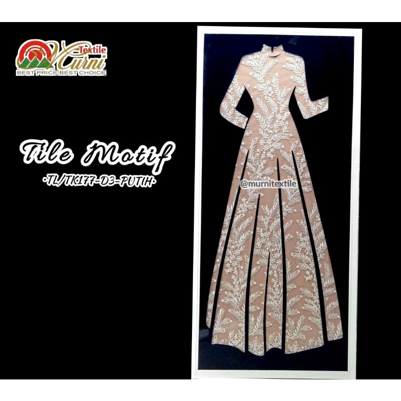 Tile Motif Series Warna Putih "TK177-D3-PUTIH"