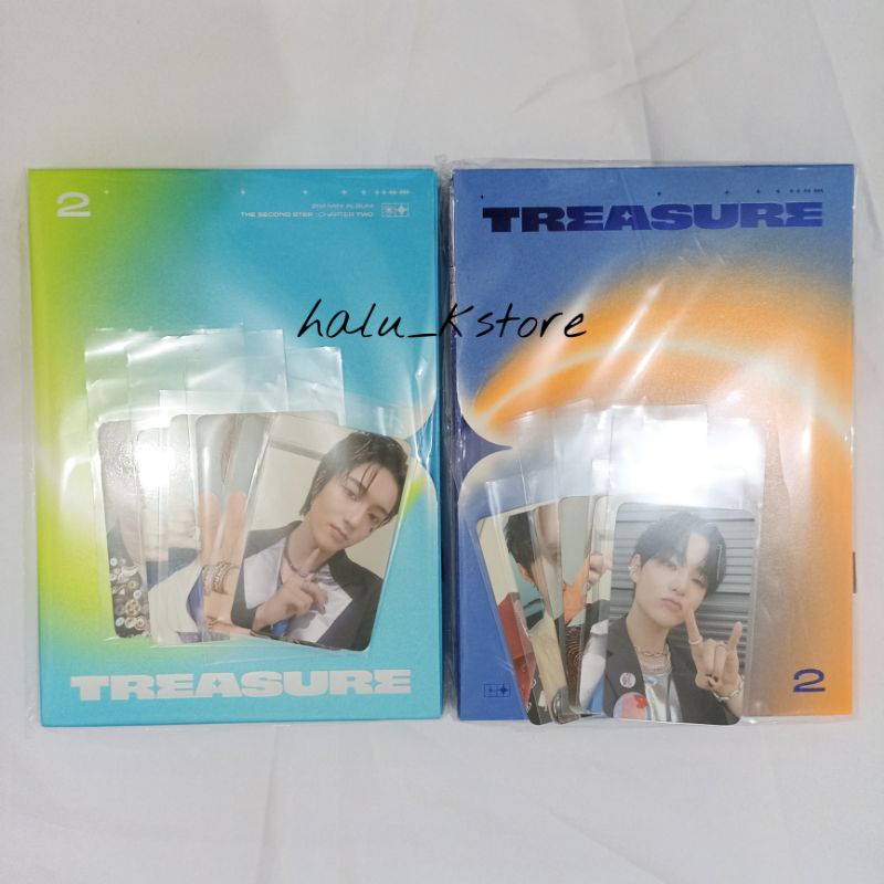 [READY STOCK SEALED] +Benefit Photocard Treasure The Second Step: Chapter Two Album Sealed Fullset P