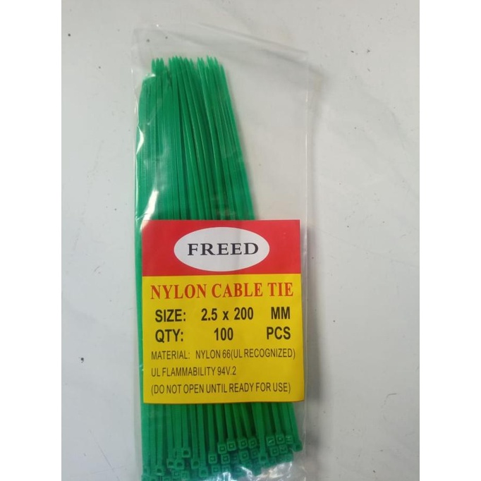 

cable ties hijau 2.5 mm x 200 mm jual per 10 kabel tis pengikat green citrab44 Ayo Beli