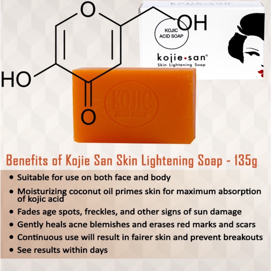 Kojie-san Skin Brihgtening Soap With Kojic 65gr