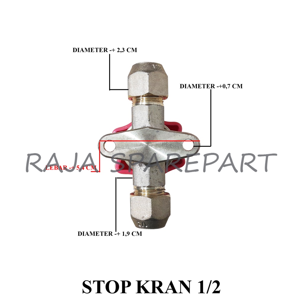 VALVE STOP KRAN/KRAN/GLOBE VALVE/ STOP KRAN 1/2