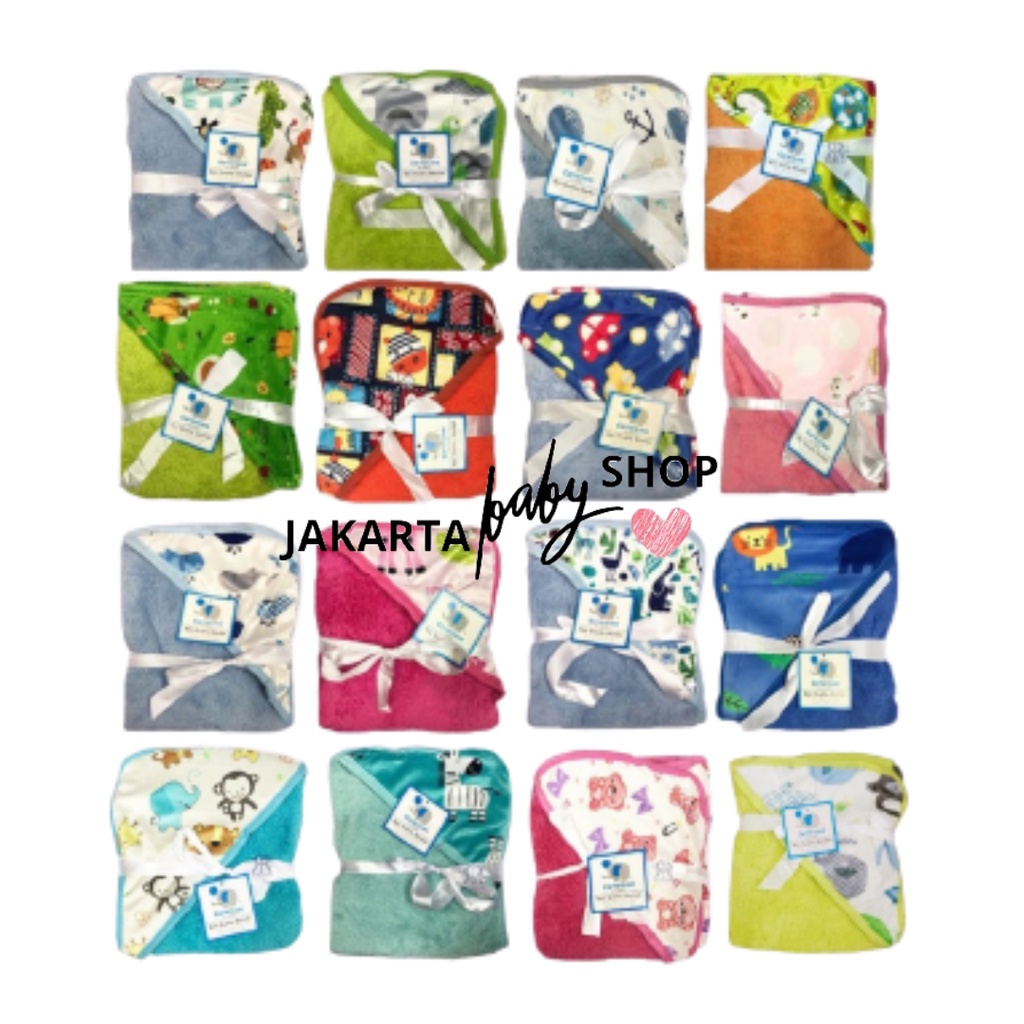 SELIMUT BAYI TOPI BONEKA KUALITAS IMPORT / SELIMUT BAYI ANIMAL / SELIMUT BAYI KARAKTER FLEECE 752000 CARTER LOVE / SELIMUT TOPI SEGITIGA CARTER LOVE 381100