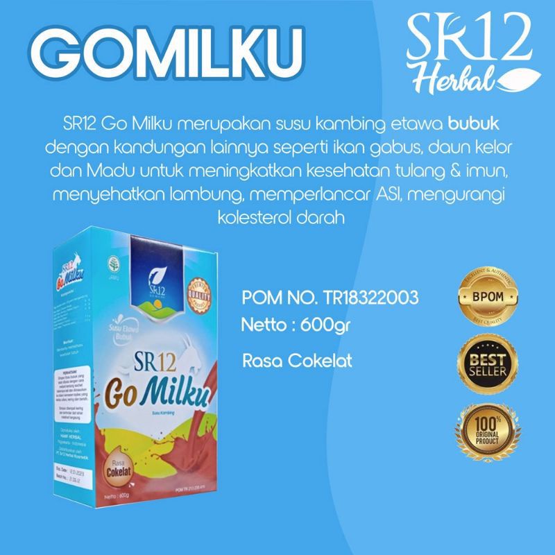 

GOMILKU SR12 - SUSU KAMBING ETAWA PREMIUM