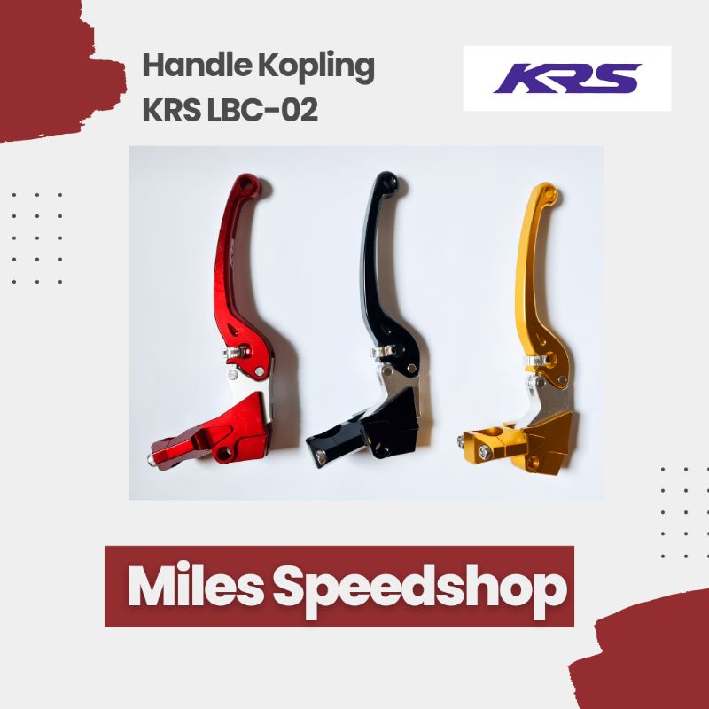 Handle Kopling KRS CNC LBC-02: Red/Gold