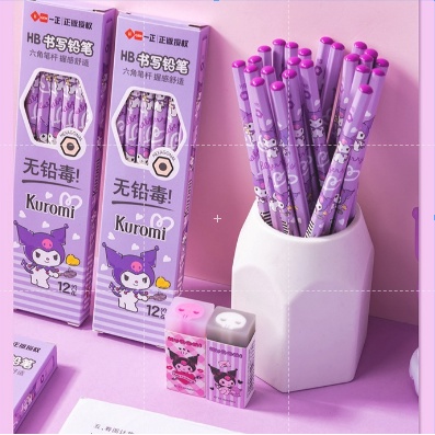 

Pensil Tulis HB 1 Box isi 12pcs Karakter Mickey Pooh Donald