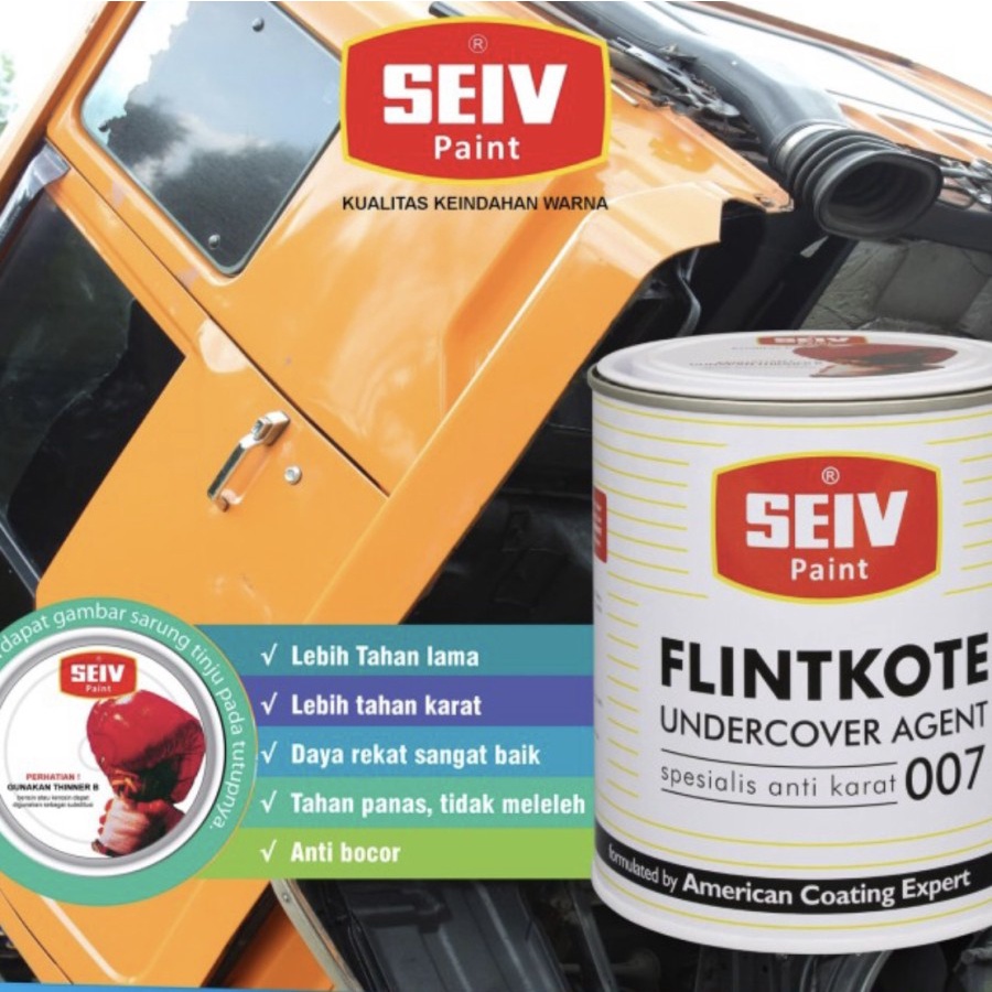 CAT ANTI KARAT SEIV FLINKOTE 007 (20 KG) - PLINGKOTE BESI SEIV 007