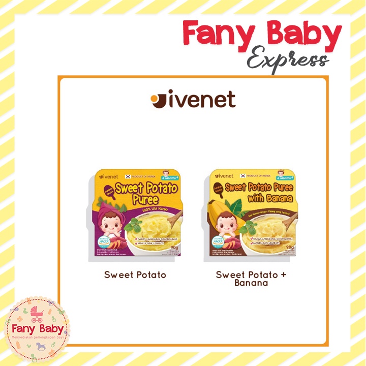 IVENET SWEET POTATO PUREE 90 GR