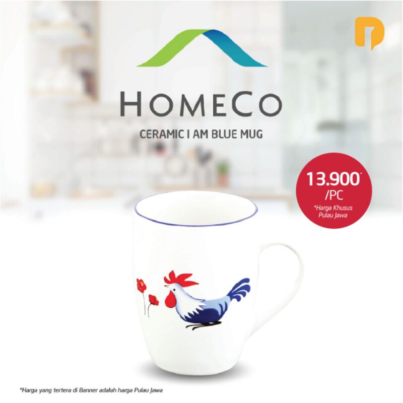 Homeco mug ceramic ayam