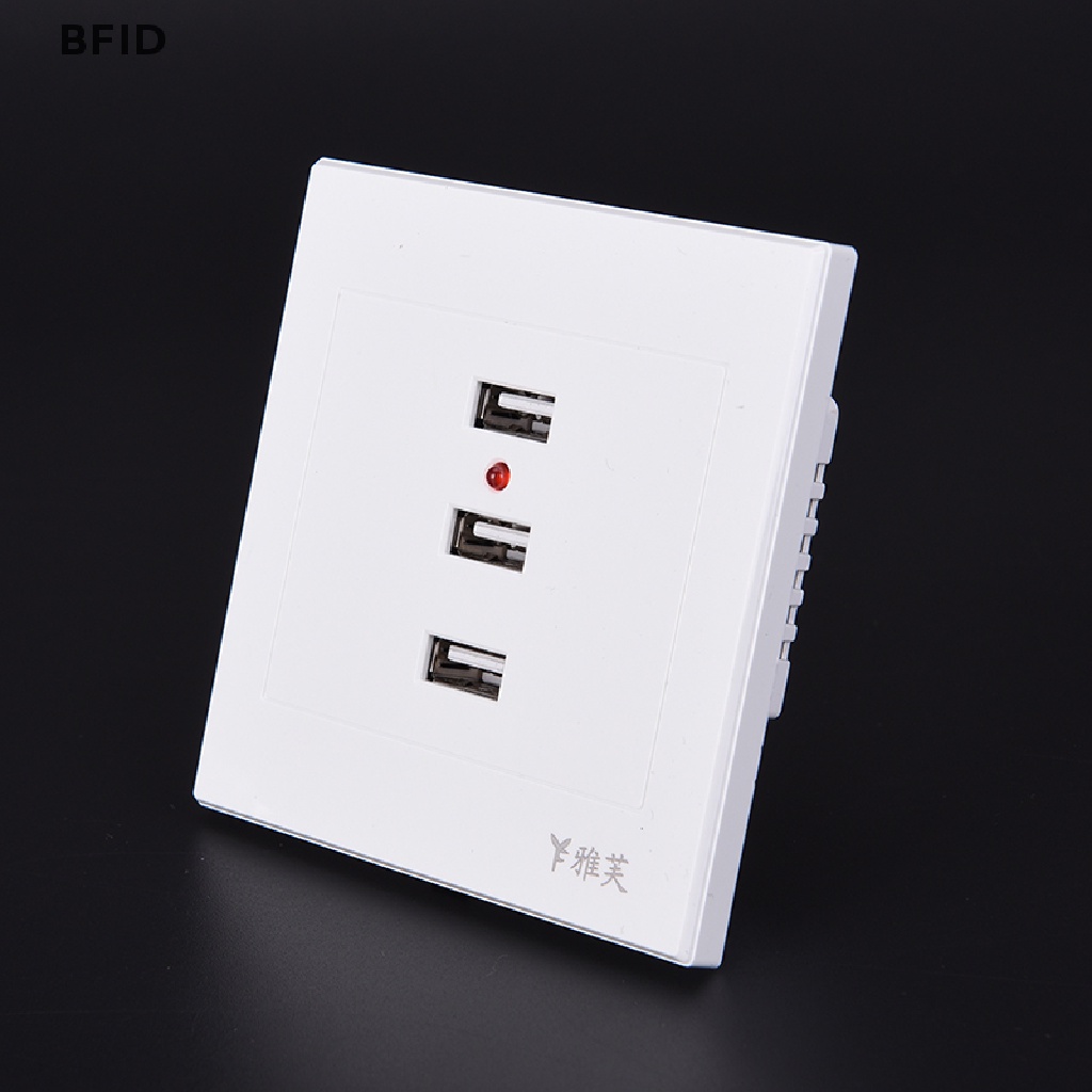 [BFID] 2per3 /4 /6 USB Port Stopkontak Charger Dinding Panel Plat Soket Stopkontak AC [ID]