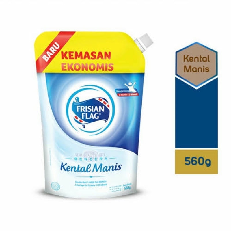 

bendera pouch 560ml frisian flag