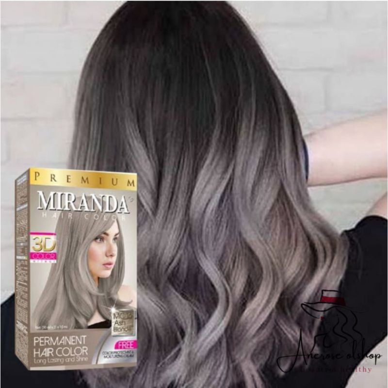 Jual Cat Rambut Ash Blonde Miranda Cat Rambut Abu Ml Shopee Indonesia