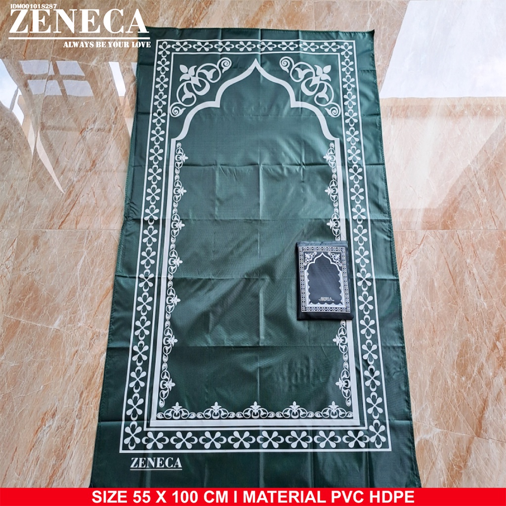 Sajadah Traveling Prayer Rug Anti Air Bahan PVC HD Ukuran 55 x 110 CM