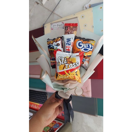 

Buket Snack / Buket Jajan / Snack Bouquet / Buket Wisuda / Kado / Birtday / Medium Bouquet / Buket Sedang / Murah