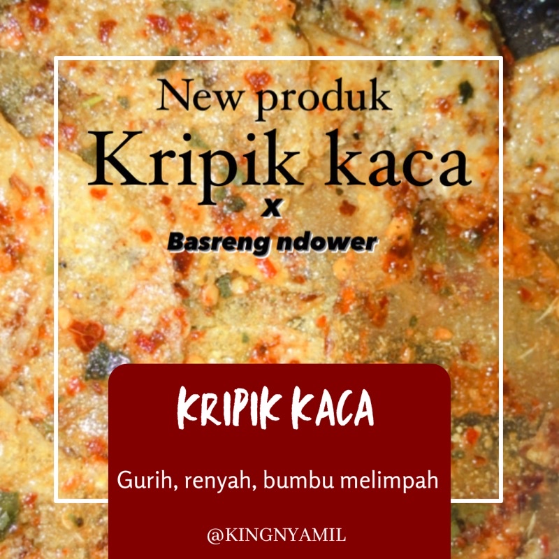 

KRIPIK KACA DAUN JERUK 100GR GURIH MANIS BIKIN NAGIH