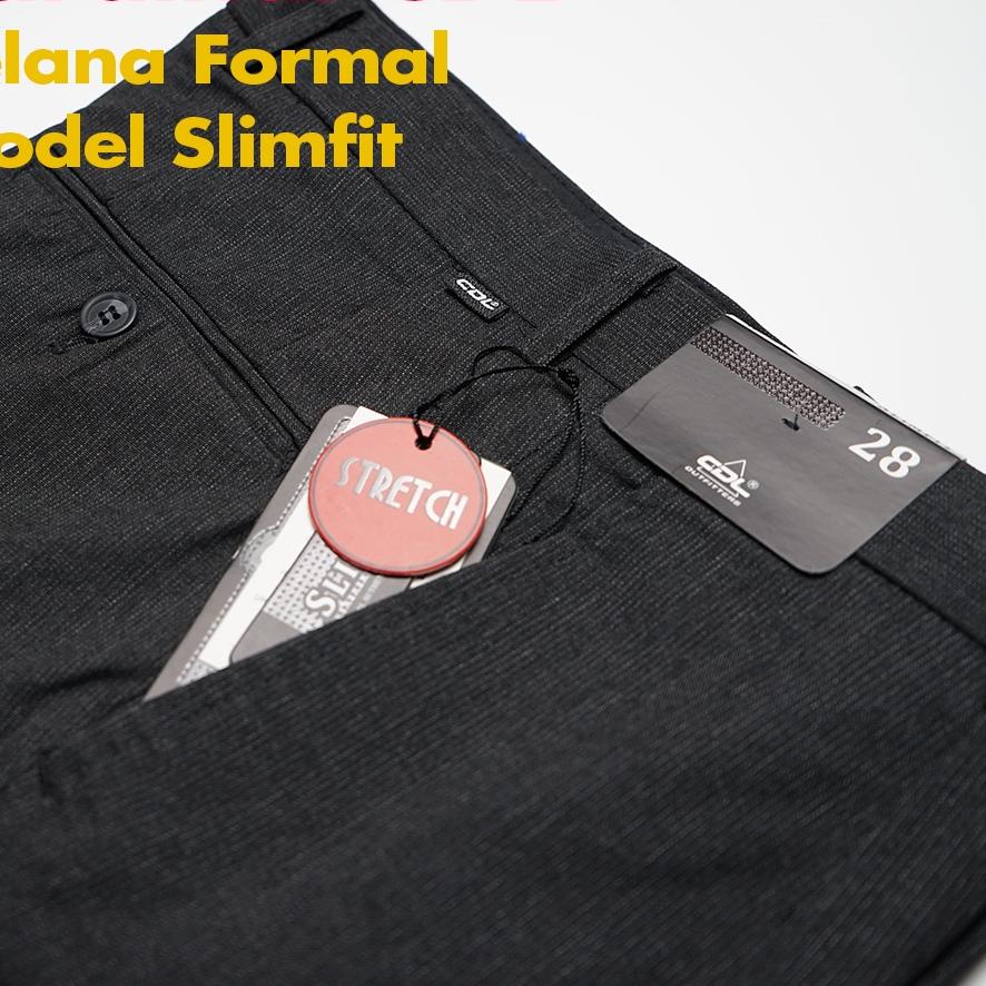 Terbaik.. CDL CARDINAL CELANA KAIN KANTOR FORMAL PRIA PANJANG SLIMFIT BAHAN DASAR KAIN WOLL VISCOSE 